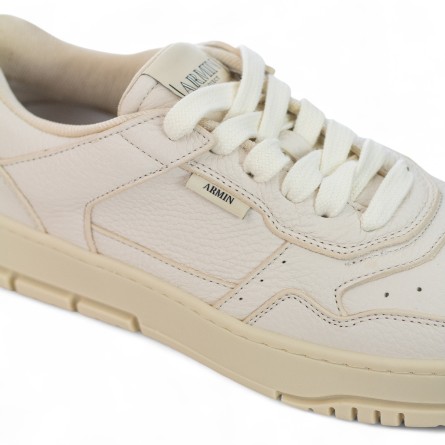 ARMIN PROJECT - Tumbled leather sneakers with logo patch