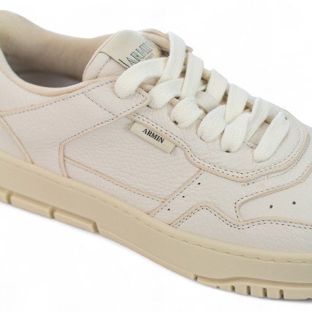 ARMIN PROJECT - Tumbled leather sneakers with logo patch