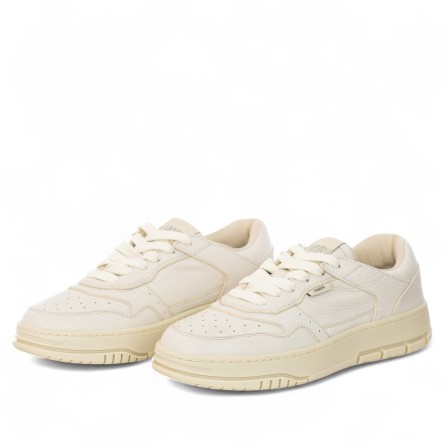 ARMIN PROJECT - Tumbled leather sneakers with logo patch