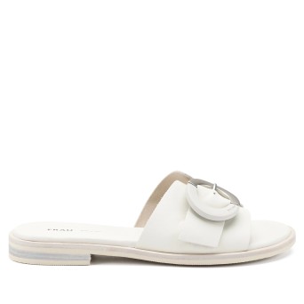 FRAU - Sandal leather with maxi buckle