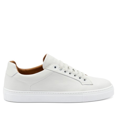 FRAU - Baskets en cuir avec logo