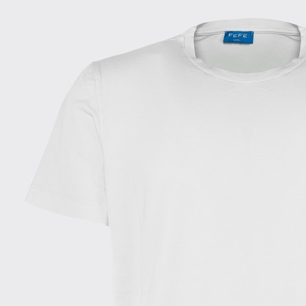 FEFÈ NAPOLI - T-Shirt aus gewaschener Baumwolle FEFÈ NAPOLI - T-Shirt aus gewaschener Baumwolle
