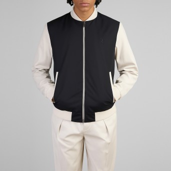 RHUN - Chaqueta universitaria con logotipo