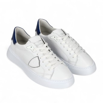 スニーカー PHILIPPE MODEL PARIS BTLD VG12 Sneakers temple leather Woman Sneakers Philippe Model Temple Leather White Spoiler