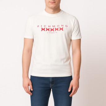 JOHN RICHMOND - T-shirt with logo