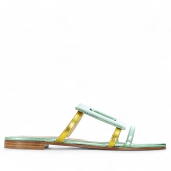 SIANOVIAROMA - Sandal laminiertes Leder