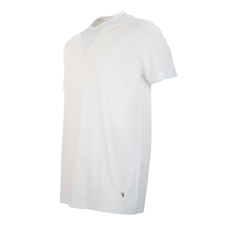 OUT/FIT - T-shirt girocollo no stretch con logo