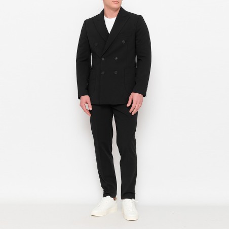 OUT/FIT - Double-breasted cotton jersey dress