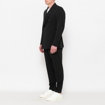 OUT/FIT - Zweireihiges Kleid aus Baumwolljersey 2