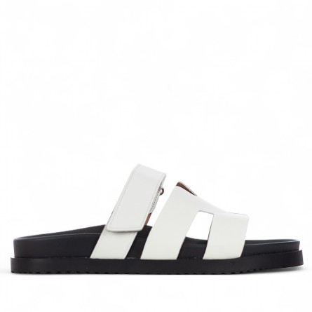 VINCENT VEGA - Sandalo in pelle di vitello con velcro