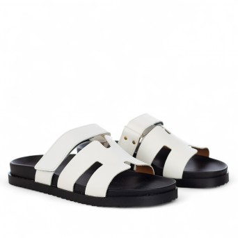 VINCENT VEGA - Calfskin leather slipper with velcro 2