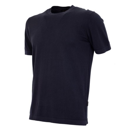 OUT/FIT - T-shirt in maglia di cotone con patch logo