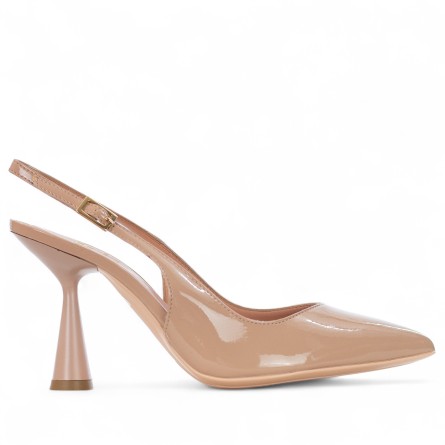 G.P. BOLOGNA - Patent leather slingback