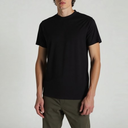 OUT/FIT - Baumwoll-T-Shirt mit Rundhalsausschnitt