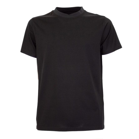 OUT/FIT - Camiseta de algodón con cuello redondo OUT/FIT - Camiseta de algodón con cuello redondo
