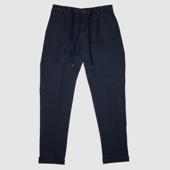 OUT/FIT - Pantalon avec cordon et revers