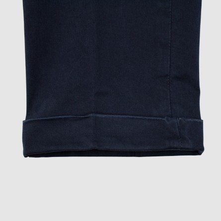 OUT/FIT - Pantalone con coulisse e risvolto