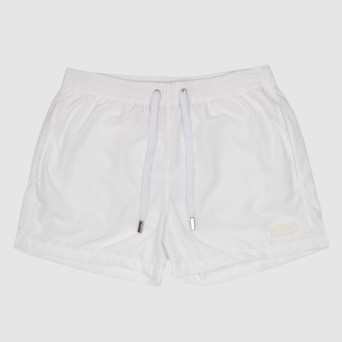 LES HOMMES - Swimsuit with logo patch