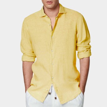 FILANGIERI NAPOLI - Camicia 100% lino