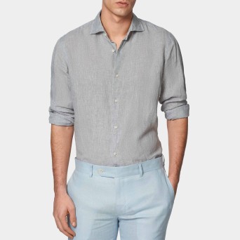 FILANGIERI NAPOLI - Camicia 100% lino