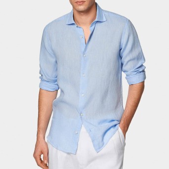 FILANGIERI NAPOLI - Camicia 100% lino