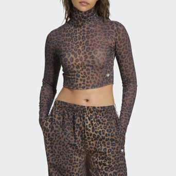 ADIDAS - T-shirt Leopard Long Sleeve