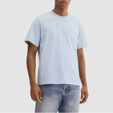 BRIATORE MILANO - Camiseta básica de cuello redondo en mezcla de algodón