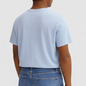 BRIATORE MILANO - Camiseta básica de cuello redondo en mezcla de algodón 2