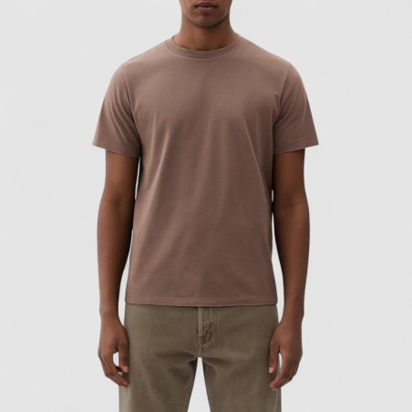 BRIATORE MILANO - T-shirt basique à col ras du cou en coton mélangé