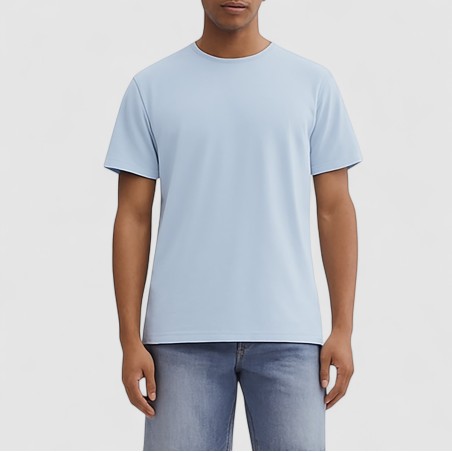 BRIATORE MILANO - Basic crew-neck T-shirt in cotton blend