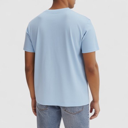 BRIATORE MILANO - Basic crew-neck T-shirt in cotton blend