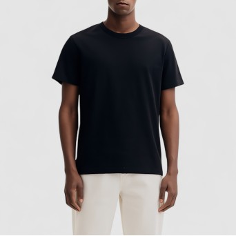 BRIATORE MILANO - T-shirt basic girocollo in misto cotone