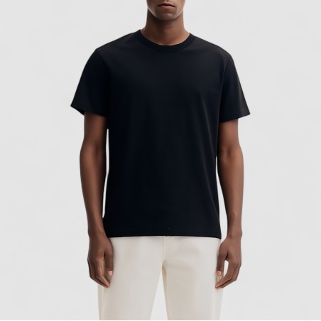 BRIATORE MILANO - Basic-T-Shirt mit Rundhalsausschnitt aus Baumwollmischung