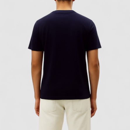 BRIATORE MILANO - Basic-T-Shirt mit Rundhalsausschnitt aus Baumwollmischung BRIATORE MILANO - Basic-T-Shirt mit Rundhalsausschnitt aus Baumwollmischung