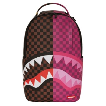 SPRAYGROUND - Zaino SPLIT SIP PINK CHECK DLXSV