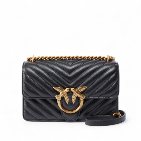 PINKO - Borsa a spalla Mini Love Bag One Chevron