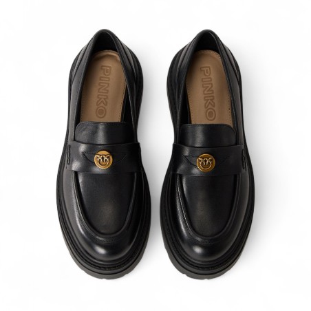 PINKO - Mocassino Mia con logo Love Birds