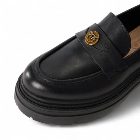 PINKO - Mocassino Mia con logo Love Birds