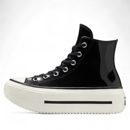 CONVERSE - Turnschuhe Chuck Taylor All Star Lift Double Stack Plattform Lackleder