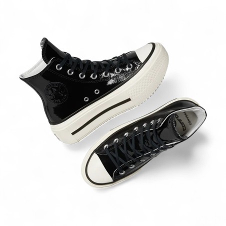 CONVERSE - Sneakers Chuck Taylor All Star Lift Double Stack Platform Patent Leather