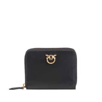 PINKO - Portafoglio in pelle Love Birds Diamond Cut