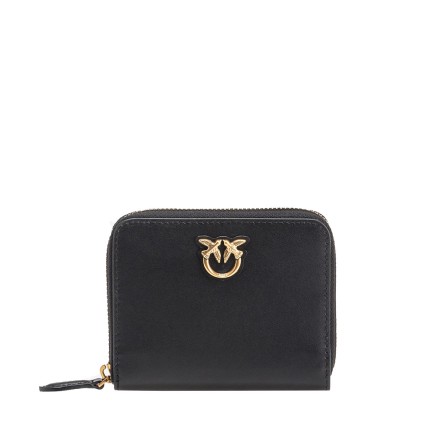 PINKO - Love Birds Diamond Cut Leather Wallet