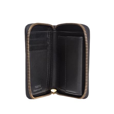 PINKO - Portefeuille en cuir Diamond Cut Love Birds