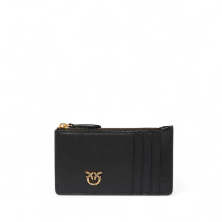 PINKO - Estuche para tarjetas con corte de diamante Love Birds