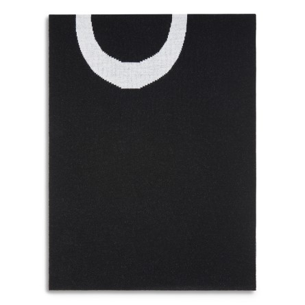 PINKO - Wool blend scarf with lettering logo