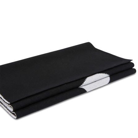 PINKO - Wool blend scarf with lettering logo