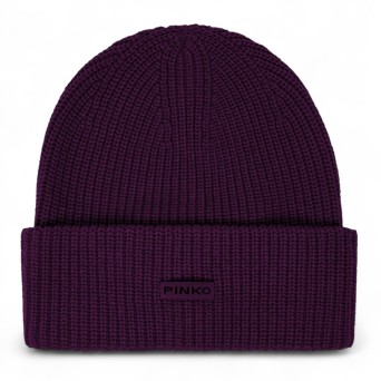 PINKO - Casquette en laine mélangée avec logo