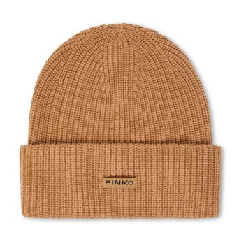 PINKO - Casquette en laine mélangée avec logo