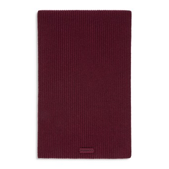 PINKO - Wool blend scarf with logo patch