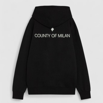 COUNTY OF MILAN - Sweat à capuche effet délavé avec logo 2